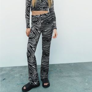 Zara Patterned Pants